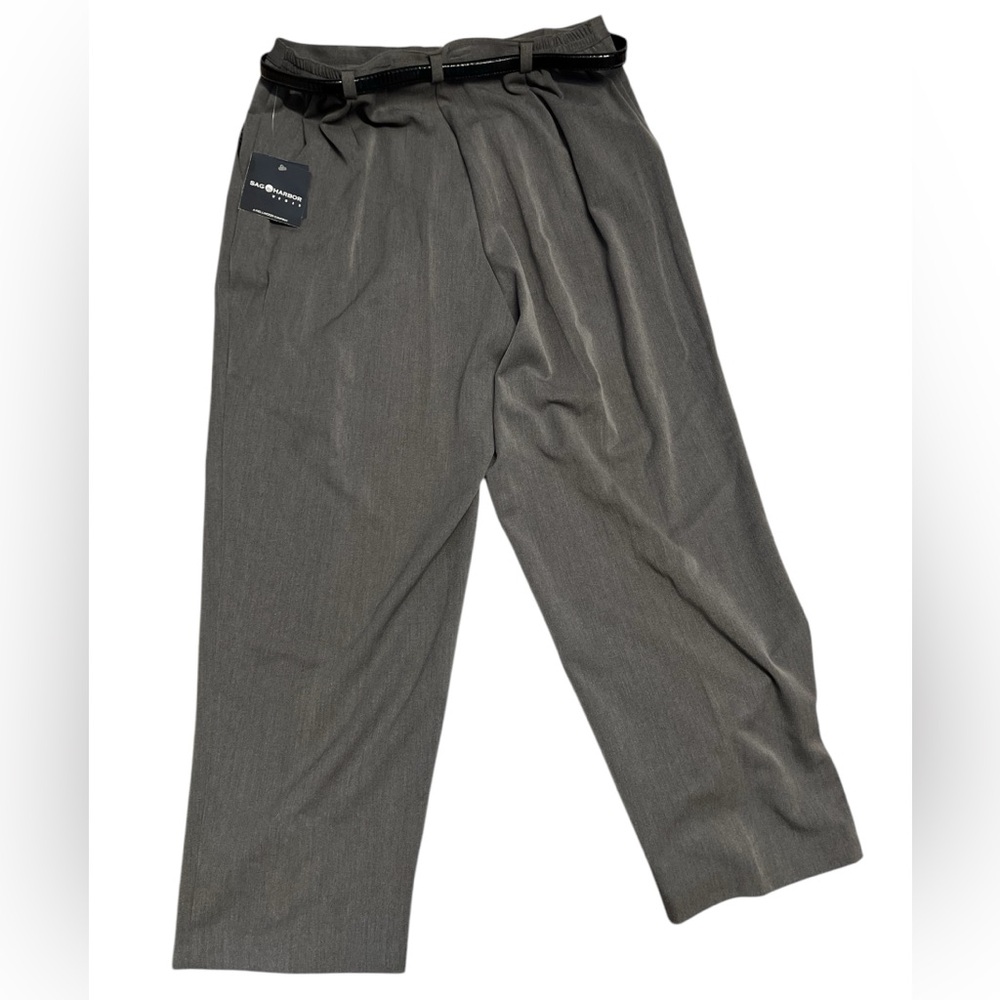 Sag Harbor NWT - Womens Grey Slacks Sz. 16W - Picture 3 of 4